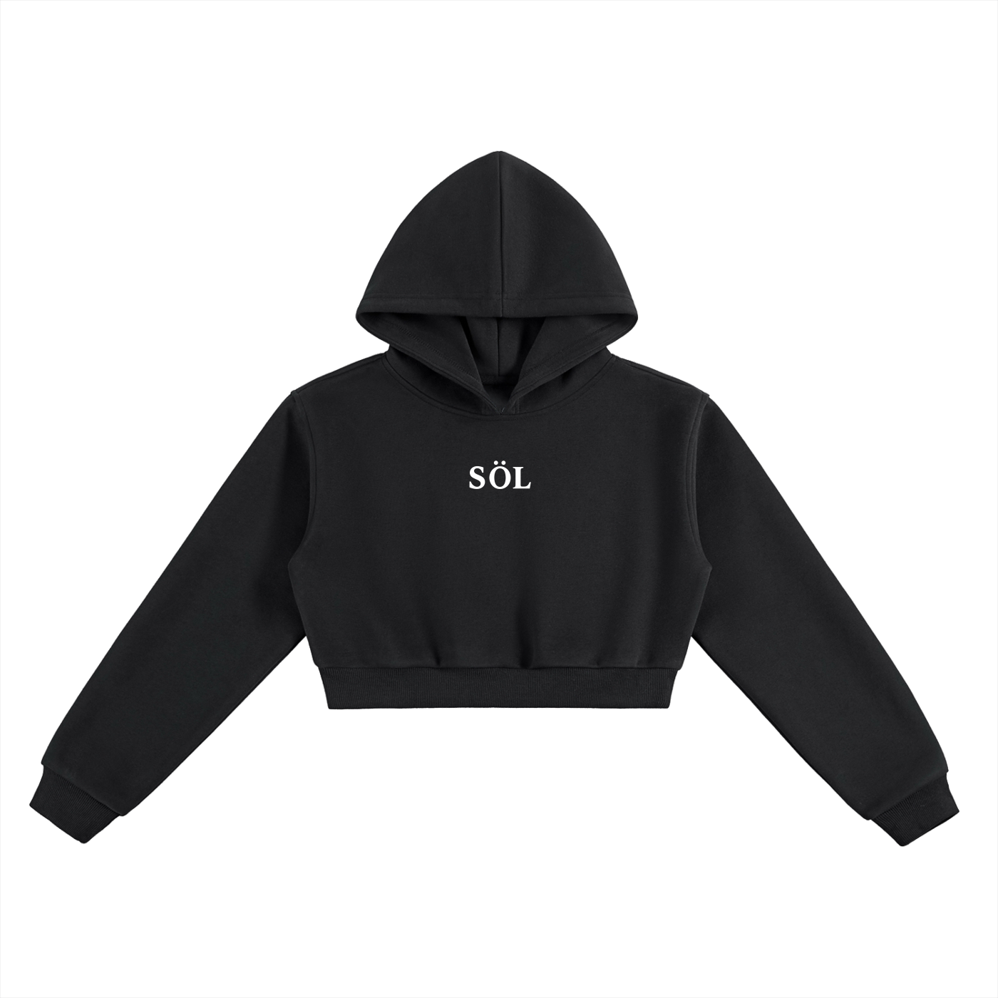 Foundation Cropped Hoodie — Women