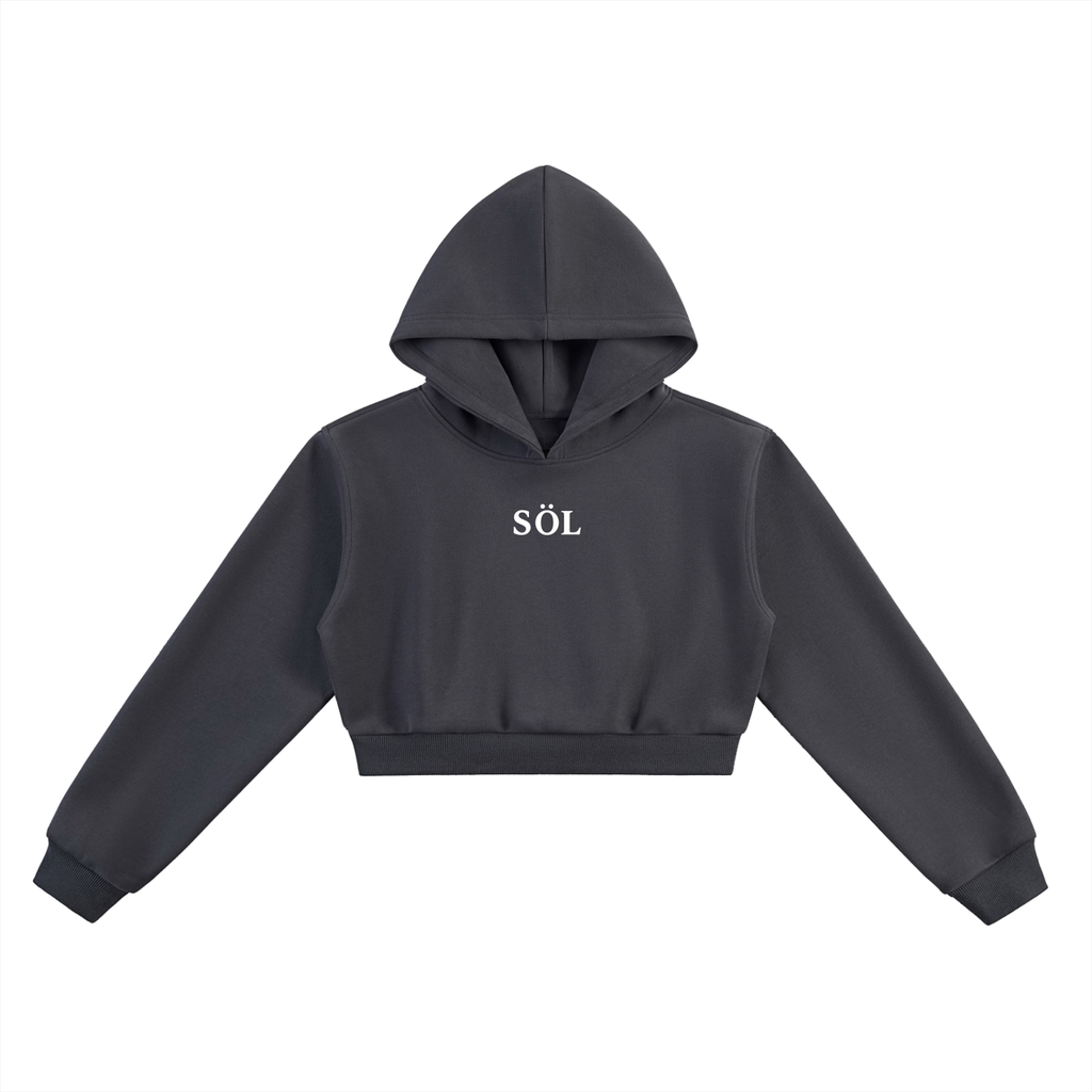 Foundation Cropped Hoodie — Women