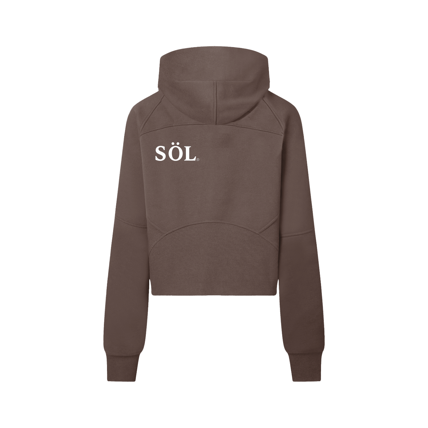 SÖL Foundation Cropped Half-Zip Hoodie — Women