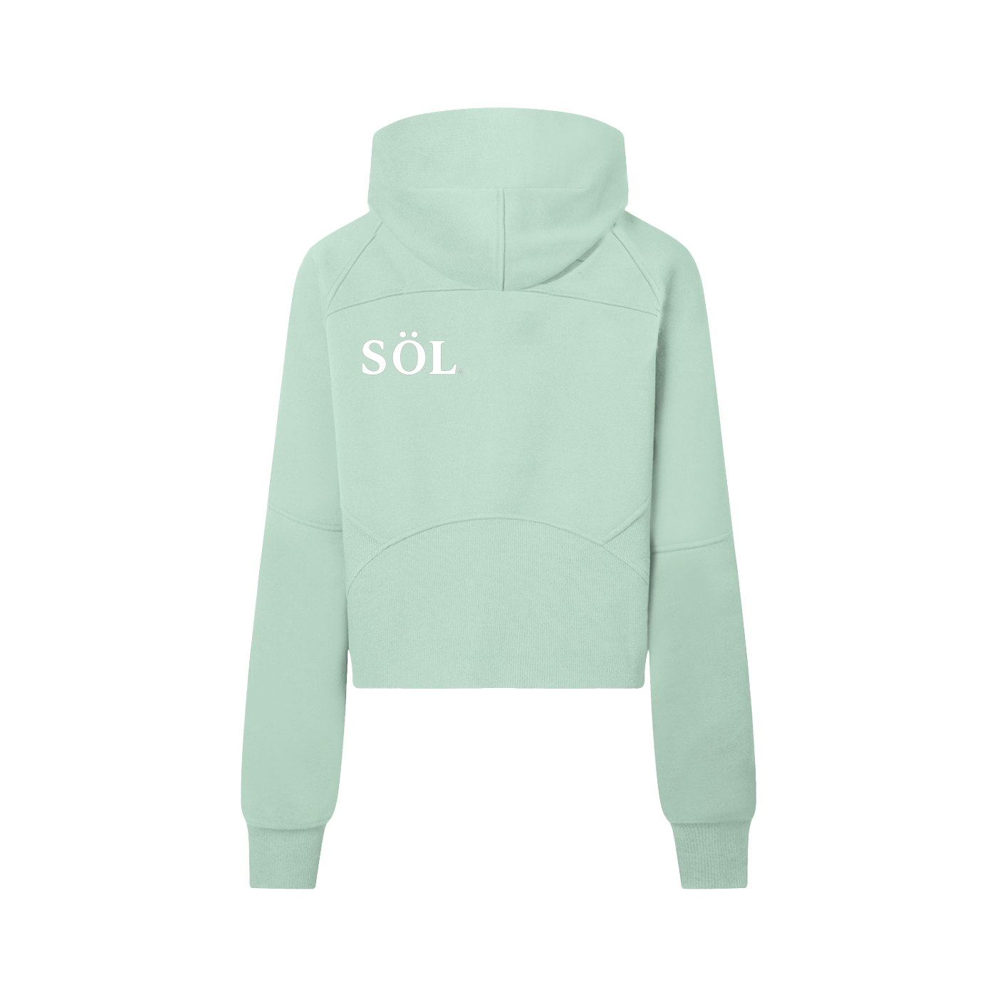 SÖL Foundation Cropped Half-Zip Hoodie — Women