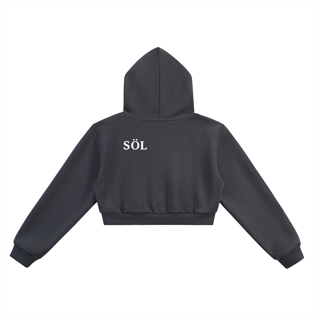 Foundation Cropped Hoodie — Women